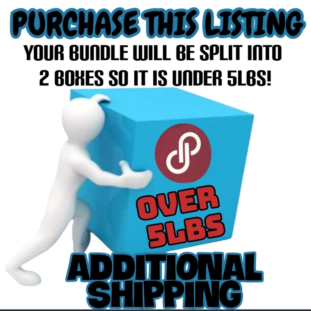 ADDITIONAL SHIPPING●Purchase when bundle is over 5lbs●